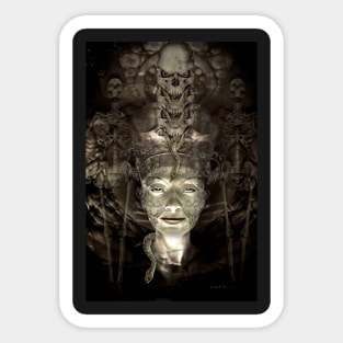 Nefertiti meets Giger Sticker